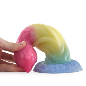 Unique Design Products N5036 Pure Desire Spiral Pattern Sex Toy G-spot Adult Shop Toys for Women <b>Rubber</b> Penis - Product Image 3