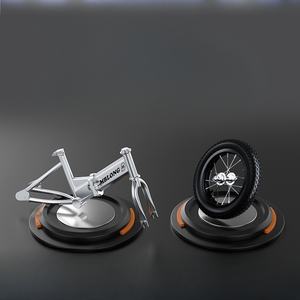 Vélo pliant pour enfants de 12 à 20 pouces, fourche en alliage d'aluminium et acier, frein à disque, vitesse unique, vélo pour enfants, garçons et filles, avec roues d'apprentissage - Product Image 5