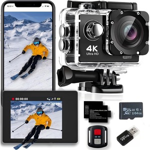 Waxed H91 Action Camera 4K Ultra Hd Wifi Waterproof 30M Sports DV With Remote Control And <b>Memory</b> <b>Card</b> - Product Image 1