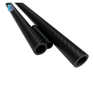 Tamaños de tubería de fibra de carbono 3K de alta resistencia de 6mm a 50mm Longitudes personalizables Tubo de fibra de carbono de gran diámetro - Product Image 2