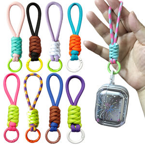 Cordón corto de poliéster ajustable para teléfono móvil, venta al por mayor, prevención de pérdidas, correa de muñeca, <span class=keywords><strong>cuerda</strong></span> para llave, accesorio de mano para teléfono - Product Image 1