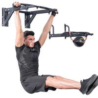 Barre de traction extensible à largeur réglable avec poignées de confort pour la salle de sport à domicile
