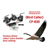 Appels électroniques de chasse pour canards, oies, corneilles, cailles avec chants d'oiseaux, lecteur MP3, haut-parleurs intégrés durables de 50 W, alimentation 12 V, plastique