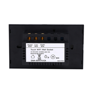 Wifi inteligente enchufe de pared teléfono Alexa de voz de <span class=keywords><strong>Google</strong></span> operado Tuya Sistema de casa inteligente - Product Image 4