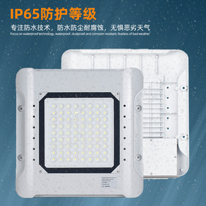 ไฟ LED ป้องกันการระเบิด 100W 200W IP65 อลูมิเนียมอัลลอย สำหรับปั๊มน้ำมัน โกดัง โรงงาน คลาส T4 กลุ่ม I ระดับ 1 NEMA 4X - Product Image 4