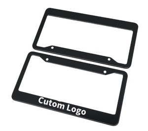 Giá Rẻ Nhựa Chrome Giấy Phép Mảng Khung Xe Số Giấy Phép Mảng Holders Khung - Product Image 1