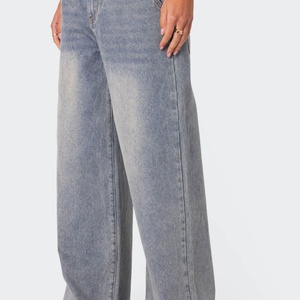 Jeans Baggy para Mujer, Personalizables OEM, Nueva Colección, Cintura Baja, Lavado Camuflado, Jeans de Moda Casual para Mujer - Product Image 5