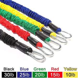 Juego de Bandas de Resistencia para Ejercicio Muscular, Bandas de Látex Natural con Anclaje para Puerta y Asas, para Entrenamiento en Casa o Gimnasio - Product Image 3