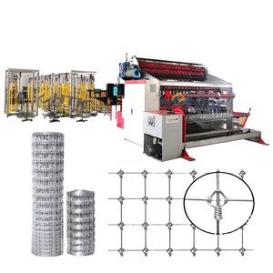 Máquina automática de cercas galvanizadas por inmersión en caliente/máquina de tejer de cercas de campo de nudo fijo de granja de animales de pastizales - Product Image 5