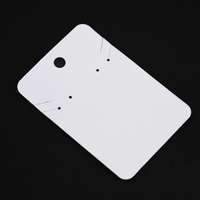 Présentoir de cartes à bijoux de haute qualité, cartes cadeaux personnalisées imprimées, supports de cartes en PVC écologique pour colliers/boucles d'oreilles