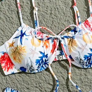 Bikini Triangular en Oferta, Traje de Baño de Color Sólido, Servicio OEM Personalizable - Product Image 4