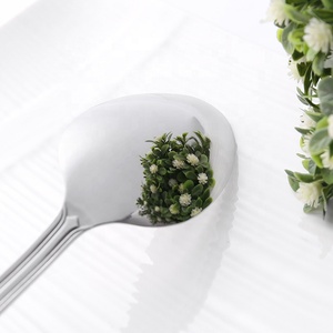 Bán Sỉ Bộ Thìa Dẹt Bằng Thép Không Gỉ Khắc Hoàng Gia Bộ Nĩa & Muỗng Dao Thiết Kế Lạ Mắt Bộ Đồ Ăn Tiệc Tùng Tinh Tế - Product Image 6