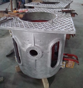 Horno de fusión por inducción con carcasa de aluminio digital de 250kW, capacidad de 350kg, circuito para fusión eficiente de aluminio - Product Image 1