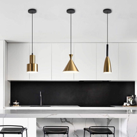 Lustres de chevet de luxe légers pour chambre à coucher, luminaires modernes minimalistes pour bar de salon et petits lustres pour salle à manger