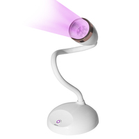 Nouveau design LED UV Mini lampe de bureau pour traitement des ongles Éclairage de manucure Lampe rechargeable pour traitement des ongles au doigt