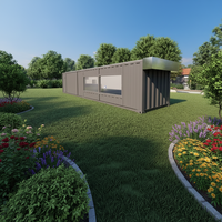 Piscine en conteneur maritime de 30 pieds, personnalisable, avec revêtement en tôle d'acier, système de filtration polymère haute efficacité, pour jardin extérieur