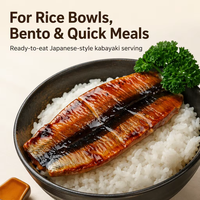 Sanma Kabayaki Halal Congelé, Poisson Saury du Pacifique Grillé, Glacé à la Sauce Soja, pour Sushi, Donburi, Bento, Vente en Gros