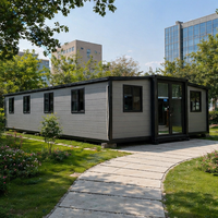 Oficina en Contenedor Expandible, Estructura Modular Prefabricada de Acero para Espacio de Trabajo Comercial
