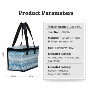 Sac isotherme personnalisé en non-tissé laminé, petit format, pour 6 canettes de bière, prix d'usine, best-seller - Product Image 2