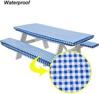 Housses de chaise de banc modernes en PEVA non tissé, imprimées, avec dos en flanelle, écologiques, de haute qualité, imperméables, rouge, bleu, vert, noir