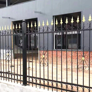 Cercas Decorativas <span class=keywords><strong>de</strong></span> Hierro Forjado y Acero Galvanizado <span class=keywords><strong>de</strong></span> Fácil Instalación <span class=keywords><strong>para</strong></span> Jardines, Villas, Áreas <span class=keywords><strong>de</strong></span> Piscina, Sitios <span class=keywords><strong>de</strong></span> Construcción y Uso Doméstico - Product Image 2