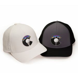 หมวกแก๊ปแบบ Snapback สไตล์ Performance Me Lin พร้อมโลโก้ยางแบบกำหนดเอง  แบบมีรูระบายอากาศ - Product Image 1