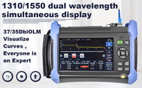 جهاز لحام الألياف البصرية VAEYI FA-7000 مع مقياس انعكاس النطاق الزمني SM بطول موجة 1310/1550/1625 نانومتر، موصل ديناميكي SC/UPC لشبكات FTTH