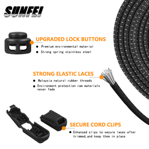 Cordones Elásticos Personalizados IRun Sin Atar para Niños y Adultos, Cordones Elásticos Que Nunca Se Atan en 70 Colores, Cordones Personalizados - Product Image 3