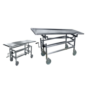 عربة نقل الجثث SYTSC-2 من الفولاذ المقاوم للصدأ، عربة جنازة للموتى، عربة نقل الجثث للمستشفيات - Product Image 4