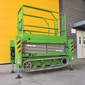 Ascensori semoventi a forbice sollevatore 8M elettrico piattaforma di lavoro aereo di sollevamento di trazione di posizionamento per la vendita - Product Image 3