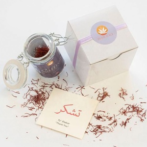 customization luxury premium sustainable saffron seed paper packaging mini boxes of saffron packaging