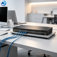 Switch Ethernet Administrado JL727A 48G 4SFP+ 370W con Soporte SNMP, QoS y VLAN, Disponible en Stock