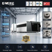 Machine de découpe laser à fibre haute puissance 8/12 kW en acier inoxydable et acier au carbone avec système de contrôle Cypcut et source laser Raycus AI