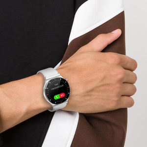 Reloj Inteligente Económico para <span class=keywords><strong>Hombre</strong></span> con Bluetooth, Llamadas, Android, iOS, Monitor de Ritmo Cardíaco, Deportivo, Resistente al Agua, Redondo, Modelo QW33 - Product Image 5