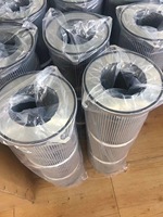 Neue industrielle Polyester-Top-Luftreiniger-Filter patrone Plissee-Staubbeutel für Zementsilo-Staubs ammler