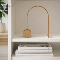 Merlin Living Décoration d'intérieur de luxe Ornement en métal en forme d'arche Accessoires en laiton Métal Usine de céramique de Chaozhou Vente en gros