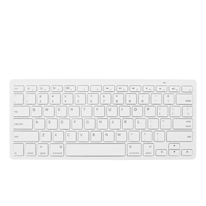 Nouveau clavier sans fil en métal pleine taille en gros, double mode (BT+2.4G), pour <span class=keywords><strong>PC</strong></span>/ordinateur portable/ordinateur, design fin, garantie de 12 mois, gris et blanc - Product Image 5