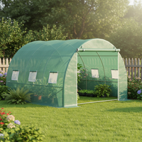 Invernadero con Estructura Metálica, Fácil de Montar, Cubierta Ecológica Resistente a los Rayos UV, Invernaderos para Cultivo de Plantas en Jardín Exterior