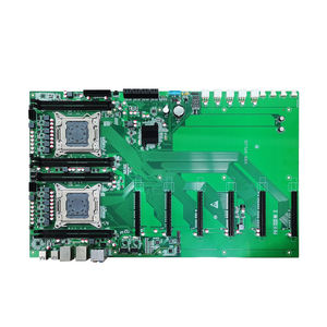 Scheda madre X99 Dual CPU LGA 2011 6 pcie <span class=keywords><strong>DDR4</strong></span> E5 V3 V4 CPU 70mm spaziatura Server Mainboard per ALEO - Product Image 4
