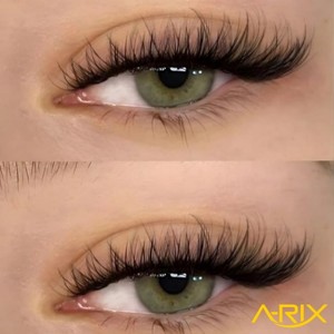 A-RIX ขนตาปลอมแบบกลุ่ม 3 มิติ ฟูฟ่อง งอนสวย ติดเองได้ ขนาด 8-16 มม. ขนตาต่อแบบธรรมชาติ พร้อมอายไลเนอร์สีดำเส้นเล็ก - Product Image 6