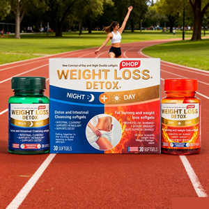 Integratori dimagranti brucia grassi OEM a marchio privato, fornitura diretta dalla fabbrica, set di capsule softgel brucia grassi per il supporto di intestino <span class=keywords><strong>e</strong></span> colon per 15 giorni - Product Image 1