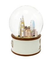 Boule à neige Dubaï en résine personnalisée boule à neige personnalisée City boule à neige