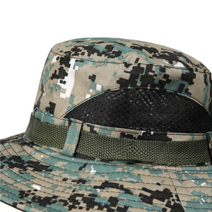 透气战术户外徒步钓鱼登山迷彩渔夫印花迷彩防水渔夫帽奔尼帽 - Product Image 6