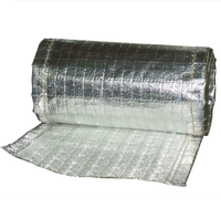 Tissu en fibre de verre ignifuge et imperméable de 880g en aluminium