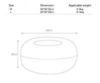 Cama Túnel para Gatos y Perros Donut, Cama Redonda Plegable de Alta Calidad para Gatos, Acogedora Casa Túnel para Gatitos