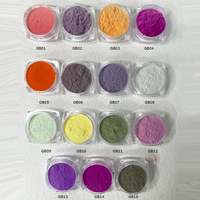 Pigment photochromique poudre active de lumière UV sensible solaire 15 couleurs changement de Pigment poudre