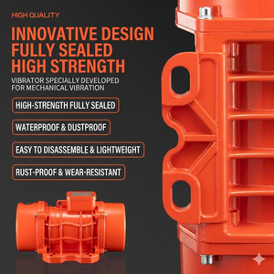 <span class=keywords><strong>Moteur</strong></span> vibrateur électrique triphasé sans balais 1,5 CV à prix d'usine pour la production de blocs de béton et les machines d'emballage et d'alimentation - Product Image 5