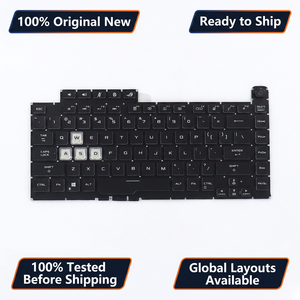 Teclado con Retroiluminación RGB para <span class=keywords><strong>ASUS</strong></span> ROG Strix G15 <span class=keywords><strong>G513</strong></span> G513Q Serie 2021, Teclado Interno de Repuesto para Portátil en Inglés (EE. UU.), Nuevo - Product Image 1