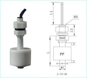Module capteur de niveau d'eau pour réservoir, transmetteur de niveau de liquide, interrupteur à flotteur, indicateur de niveau d'eau, fourni par l'usine - Product Image 2