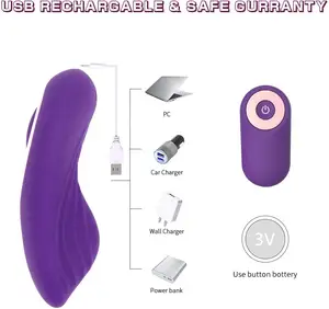 SANICA sans fil portable Clitoris Stimulation Couple amusant culotte vibrante femmes sexe vibrateur sous-vêtements avec télécommande
